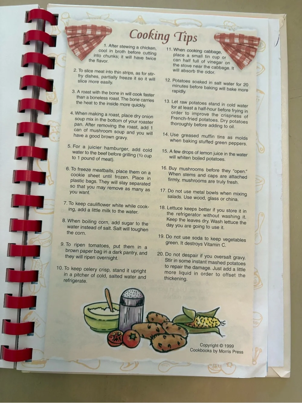 Taste & See St. Mark's EYC Cookbook - White Cover with Red Spiral